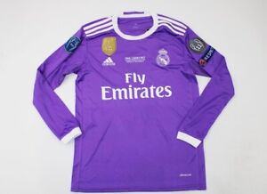Real Madrid 2016-17 Purple Long Sleeve Ronaldo #7 UCL Final Jersey