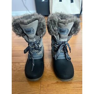 Khombu Slope Gray Waterproof Winter Boots