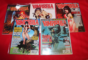 Vampirella Magazine 5 Lot Comic Erotica Steven Parke Cult Movie Horror Vampire