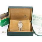 Rolex Oyster Perpetual Two-Tone Ladies Watch 24mm Ref 6719 White Dial #W82788-1