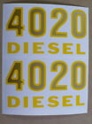 4020 Diesel Pedal-Size Model Number DECAL for John Deere Pedal Tractor JP21