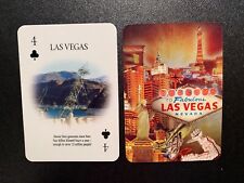 New Listingsingle/swap playing card  LAS VEGAS Hoover Dam   FOUR OF CLUBS
