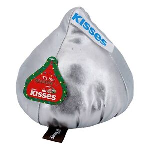 Hershey Kisses Plush Silver Metallic Chocolate Kiss Christmas 7
