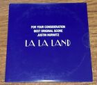 LA LA LAND (2016) Best Score CD FOR YOUR CONSIDERATION Justin Hurwitz FYC Sealed