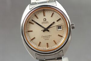 OH Serviced **NEAR MINT** OMEGA Seamaster COSMIC 2000 Automatic Cal. 1012 Silver