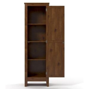 Home Milford Single Door Storage Pantry Cabinet Cupboards Organizer Freestanding