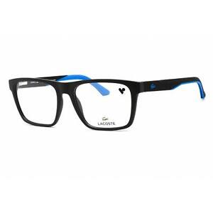 Lacoste Men's Eyeglasses Matte Black Plastic Rectangular Shape Frame L2899 002