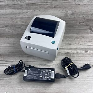 Zebra LP2844-Z Direct Thermal Label Printer USB Serial Parallel with AC Adapter