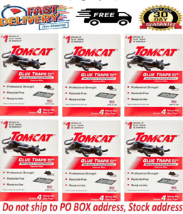 Tomcat Mouse Trap with Immediate Grip Glue, Ready-To-Use, 6 PACK - 24 Traps