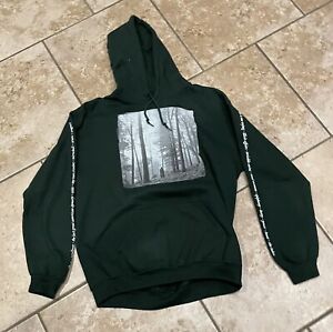 Taylor Swift Folklore Tour In the Trees Concert Hoodie Green Size Medium