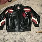 Officially Licensed Collegiate Products Oklahoma Faux Leather Jacket XXL
