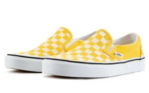 VANS Checerboard Classic Slip On Cyber/Yellow/True White