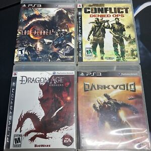 ps3 video game lot bundle - 4 Games All Pre-owned - All CIB - Excellent