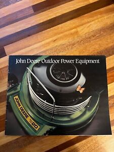 1985 John Deere Outdoor Power equipment Vintage Dealer sales brochure