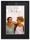 13x16 Frame Black for 13x16 Picture or 15x18 Art Poster Without Black Photo Mat