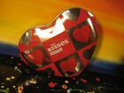 Chocolate Kisses Heart Shaped Empty Collectible Candy Tin