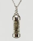 Pyrite Sun Crystals In A Jar Amulet & Pendant Necklace