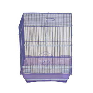 A1124MPUR Flat Top Small Parakeet Cage