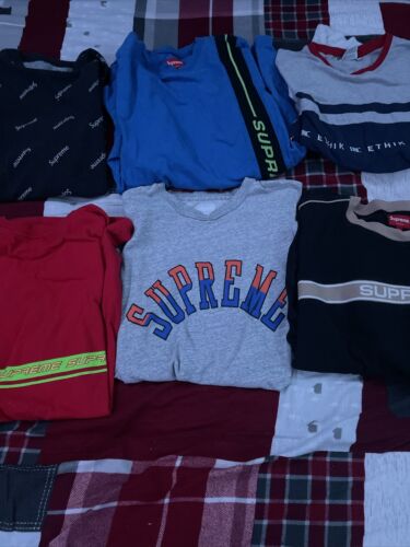 Supreme And Ethic Shirt Lot (6) Sizes Ranging From M-L