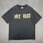 Vintage Marilyn Manson Shirt Mens XL Black Band Grunge Metal Holy Wood 2000