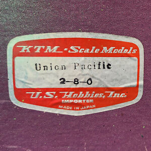 US Hobbies/KTM - Brass O Scale - Union Pacific 2-8-0