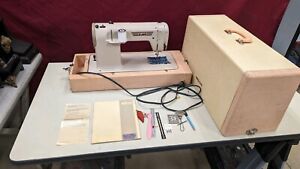 Vintage Elna Supermatic Sewing Machine 722010 W/Case