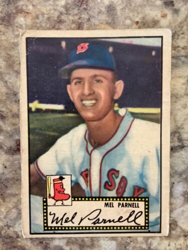New Listing1952 Topps Mel Parnell Boston Red Sox Salesman Sample #30 Vintage Good Rare