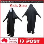 Kids Spirited Away No Face Male Cosplay Costume Mask Halloween Party Fancy Dress