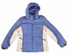 Women’s Large Ski Jacket Warm Winter Parka Insulated Puffer Coat Light Blue