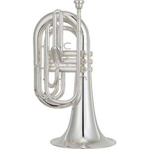 YamahaYBH301MS Marching Baritone Horn Bb Silver Plated