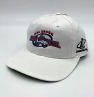 Vintage Colorado Avalanche Logo Athletic Hockey NHL Logo Snapback Hat Cap White