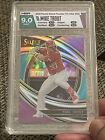 New Listing2020 Panini Select Refractor Premier Tri Color Prizm Mike Trout #126 HGA 9 Mint