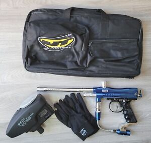 Spyder XTRA Mechanical Semi-Auto Paintball Gun & Extreme Rage Hopper & Case Lot