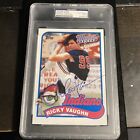 2014 Topps Major League Charlie Sheen Ricky Vaughn RC AUTO Autograph PSA/DNA