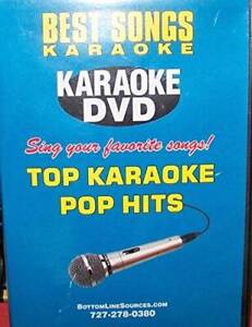 BEST SONGS KARAOKE DVD Top Pop Hits 26 Songs DVD - DVD - VERY GOOD