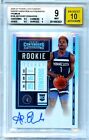 ANTHONY EDWARDS RC 2020-21 CONTENDERS PREMIUM VARIATION ROOKIE TICKET AUTO BGS 9