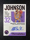 2018-19 Panini Chronicles Signatures Magic Johnson Auto Lakers HOF Autograph