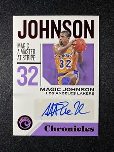 New Listing2018-19 Panini Chronicles Signatures Magic Johnson Auto Lakers HOF Autograph