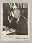 President Dwight Eisenhower Signed Autopen Photo to Teachers and School