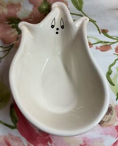 New Johanna Parker Halloween Ghost Nesting Bowl Small Candy Dish NWOT