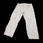 Magnolia Pearl Emmet Pant Red Stripe With Patching And Distressing  One Size