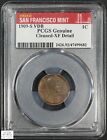 1909 S VDB Lincoln Wheat Copper Cent 'San Francisco Mint Holder' PCGS XF Detail