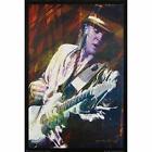 Stevie Ray Vaughan Playing Guitar Laminated Poster - 24.5