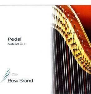 Bow Pedal Natural Gut Harp String No.19 3rd Octave A * 1 string
