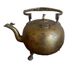 New ListingAntique Bronze Footed Tea Kettle Stamped On The Bottom SMW