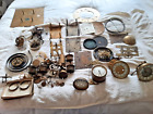 Job Lot Collection Large Quantity Antique & Vintage Clock Parts and Movements