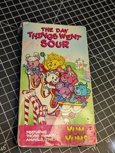 Yum Yums The Day Things Went Sour VHS Video Tape Hallmark 1989
