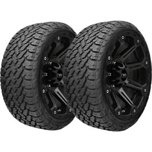 (QTY 2) 255/50R18 TBB TS-37 A/T 106H XL Black Wall Tires (Fits: 255/50R18)