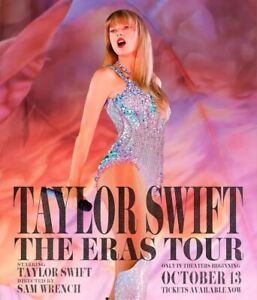 Taylor Swift the Eras tour movie tickets October 13 7:25 p.m.