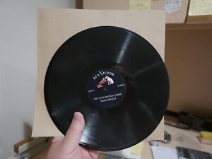 New ListingELVIS MEDLEY 78RPM Gramophone Victrola Record for old wind-up phonograph players